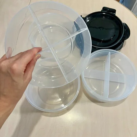 Set of 3 lockable food containers - Picture 4 of 5